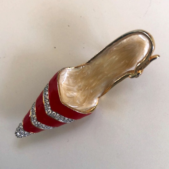 High Heel Shoe Brooch - Picture 1 of 3